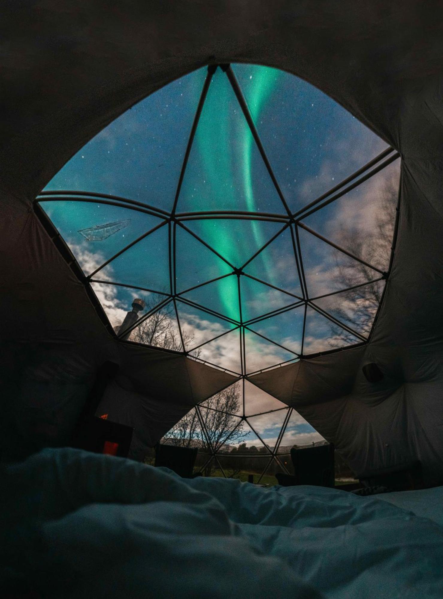 Aera - Glass Cabins Тромсьо Екстериор снимка