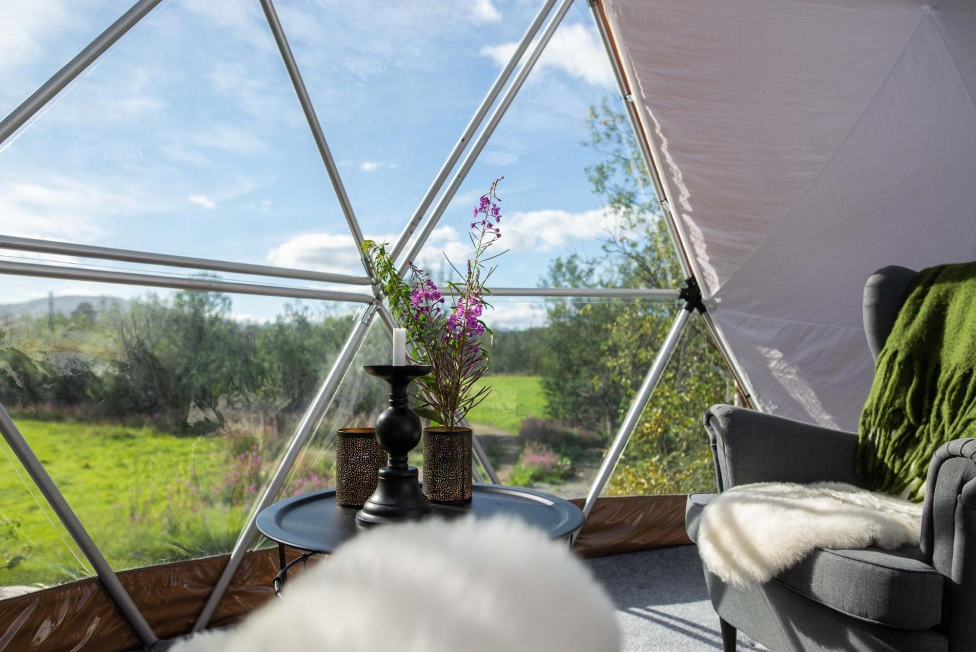 Aera - Glass Cabins Тромсьо Екстериор снимка